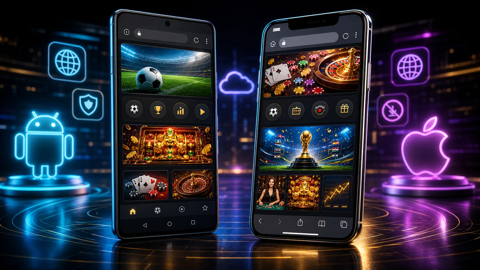 Experiência rolobet compatível com Android e iOS no navegador mobile